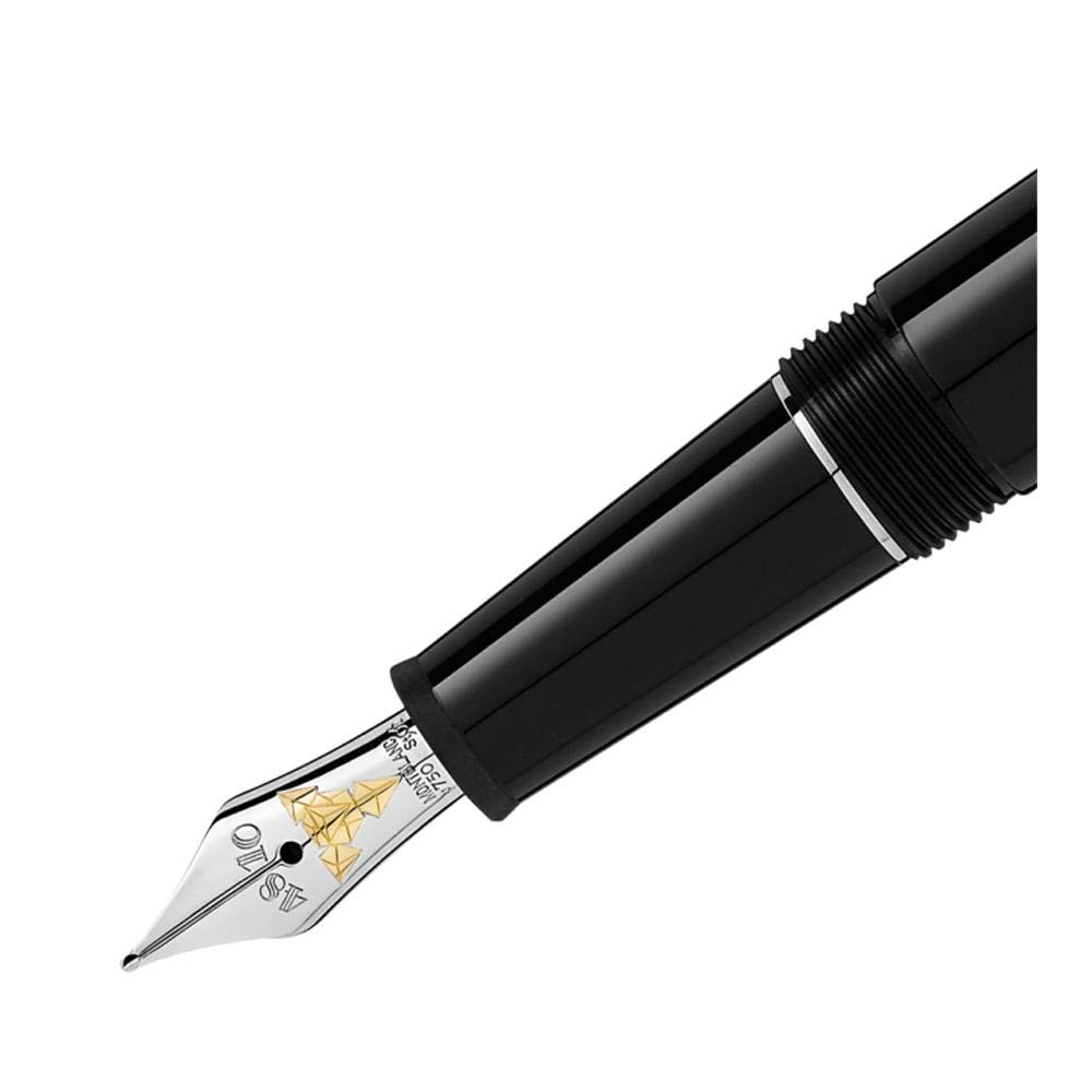 k*n様 Montblanc 万年筆 黒 Amazon | Montblanc 118078 万年筆 ブラック 樹脂 マイスター